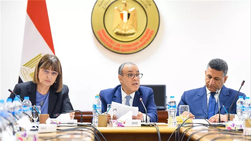 بدر عبد العاطي يلتقي بمديري مكاتب الأمم المتحدة الإقليمية في القاهرة