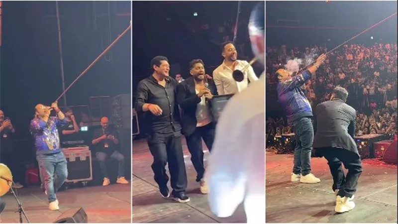 «تامر حسني» يشعل مسرح دبي بحفل صاخب.. ونجوم «ريستارت» يفاجئون الجمهور