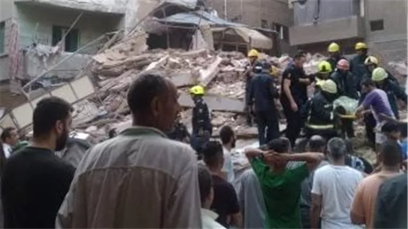 انهيار عقارين في حدائق القبة.. والحماية المدنية تبحث عن ضحايا تحت الأنقاض