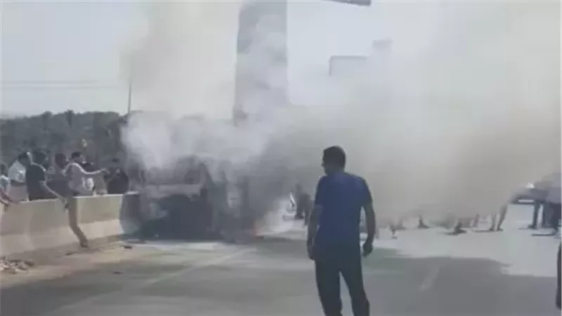 المعانية الأولية.. اختلال عجلة القيادة وراء حادث محور 26 يوليو