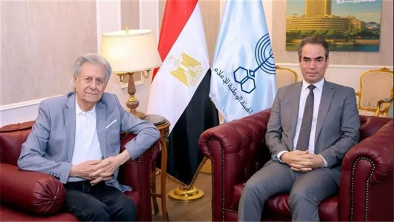 المسلماني يبحث مع سليم سحاب إطلاق مشروع لاكتشاف المواهب الغنائية والموسيقية