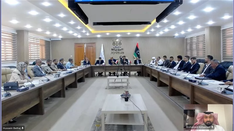  المعهد العالي للقضاء في ليبيا ينظم ندوة علمية بمشاركة المستشار محمد الذوادي