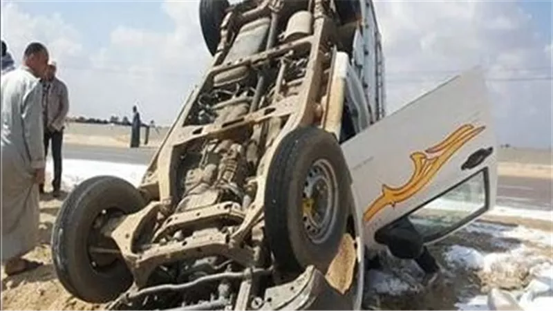 انقلاب سيارة تنقل عمالا في دمياط.. وإصابة 14 شخصا بينهم حالتان حرجتان