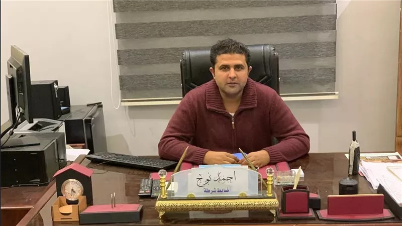 محمد جودة الشاعر يهنئ الرائد أحمد نوح بترقيته ويشيد بتفانيه في خدمة الوطن
