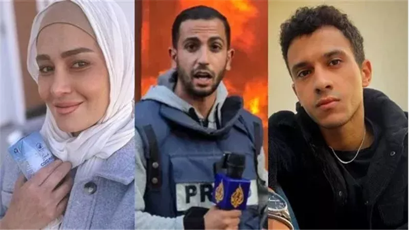 نجوم الفن ينعون الصحفي الفلسطيني أنس الشريف بعد استشهاده في غزة