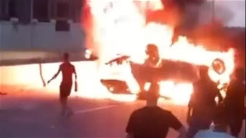 مارينا 3 تشهد حادث مأساوي يشعل النيران في سيارة ويخلف ضحايا