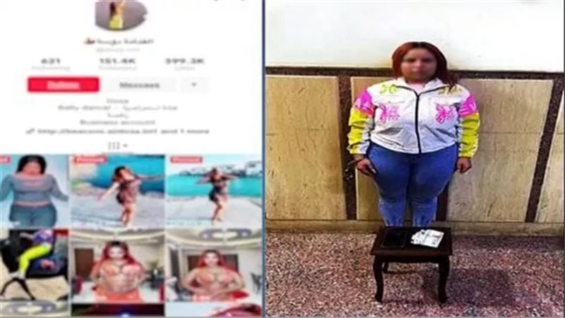 القبض على الراقصة «دوسة» بتهمة نشر فيديوهات خادشة للحياء