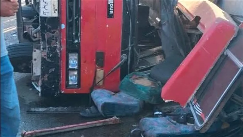 حادث أتوبيس مفاجئ بالشرقية يسفر عن إصابة 28 شخصا.. والتحقيقات جارية