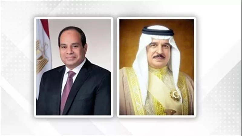 ملك البحرين يجري اتصالا هاتفيا بالرئيس السيسي لتعزيز التعاون الاستراتيجي بين البلدين