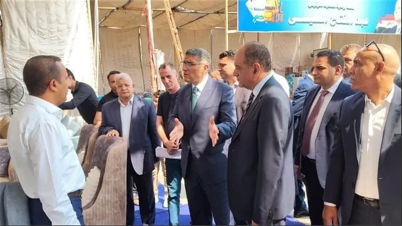 محافظ الجيزة يتفقد التجهيزات النهائية لمعرض «أهلا مدارس» بالعمرانية