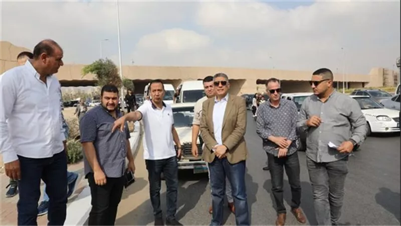 محافظ الجيزة يتفقد الأعمال النهائية بمحيط المتحف المصري