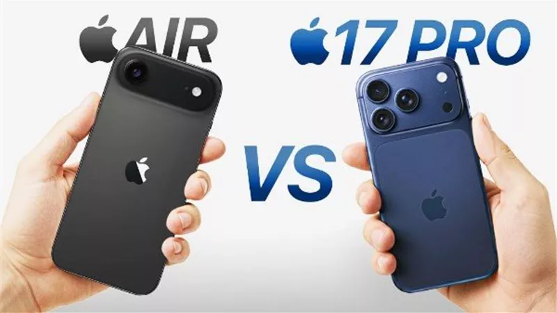 مقارنة مواصفات «آيفون إير» و«iPhone 17 Pro» 