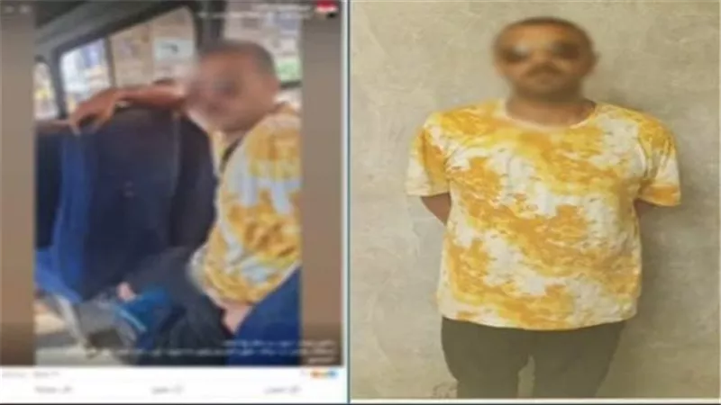 فيديو التحرش بفتاة داخل أتوبيس ينتهي بحبس المتهم