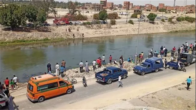 مصرف مائي بالمنوفية يكشف جثمان سيدة مجهولة الهوية