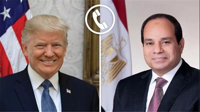 ترامب يرحب بدعوة السيسي لزيارة مصر قريبا