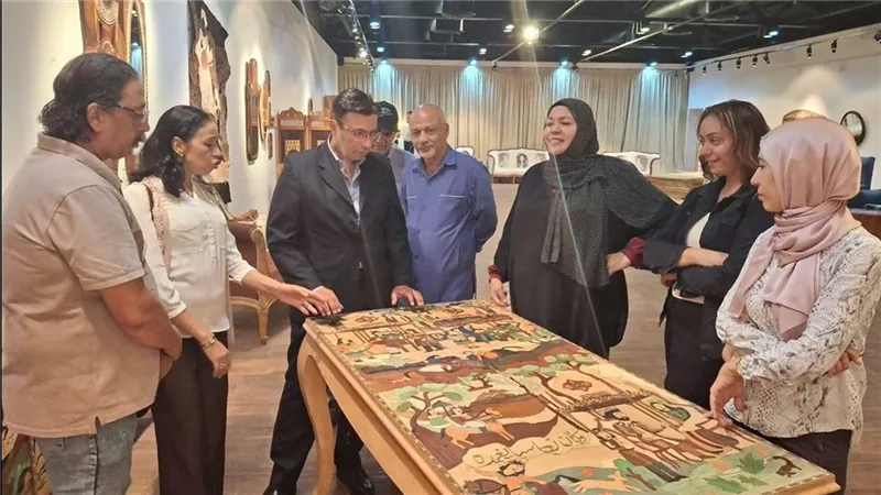 انطلاق معرض التراث غير المادي بمشاركة واسعة من الفنانين