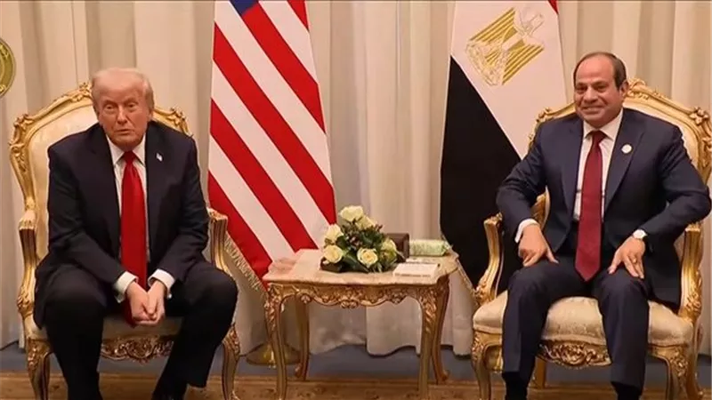 الرئيس السيسي يبلغ ترامب ضرورة تثبيت وقف النار بغزة
