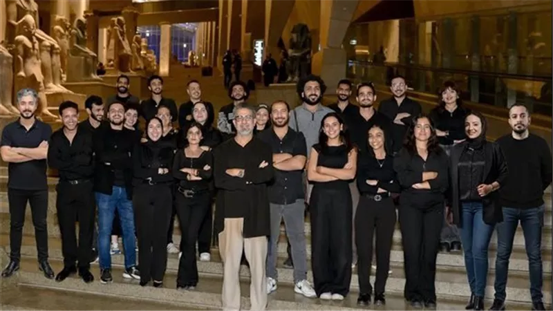 «الشرف والرهبة»..  مصمم ديكور حفل المتحف الكبير يكشف سر الإتقان 
