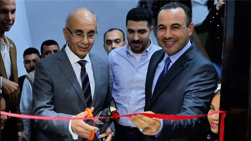 عثمان شعلان أمين الجبهة الوطنية بالشرقية يشهد افتتاح مقر الحزب بمدينة بلبيس