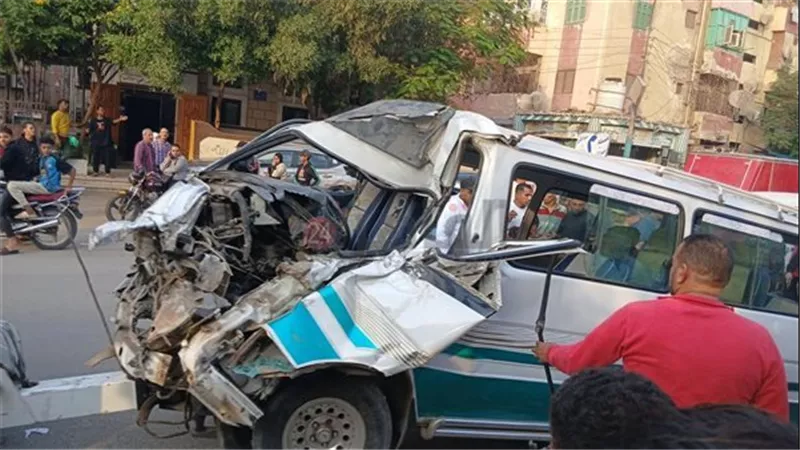 حادث تصادم بالفيوم يصيب شخصا وطفلة بحي الشيخ حسن