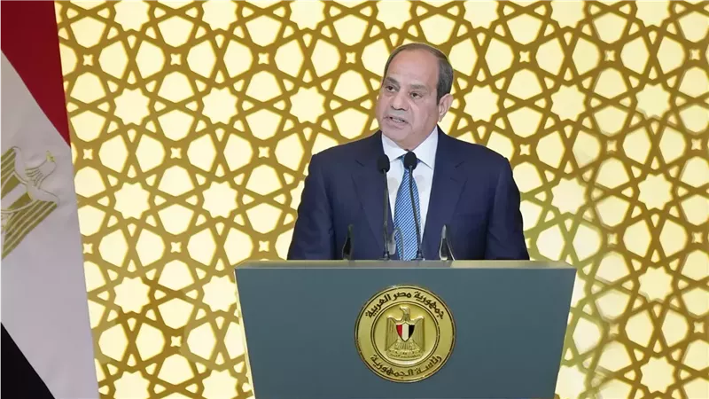نص كلمة الرئيس السيسي خلال احتفالية الأوقاف بليلة القدر