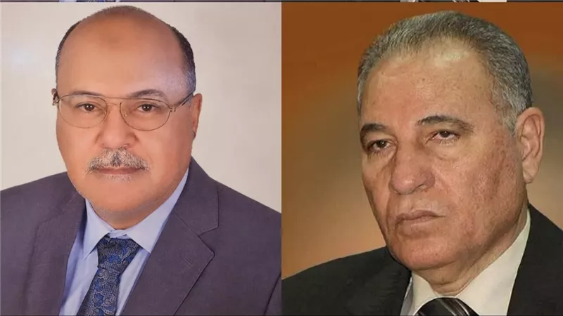 المستشار ثروت محمد ينعي المستشار أحمد الزند وزير العدل الأسبق ورئيس نادي قضاة مصر