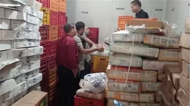 ضبط أكثر من نصف طن لحوم وأسماك غير صالحة للاستهلاك بالمنوفية