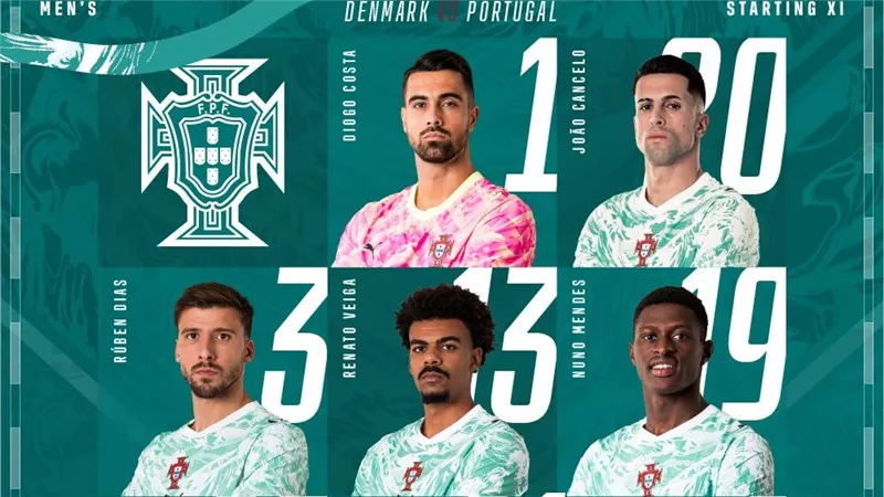 تشكيل البرتغال أمام الدنمارك في دوري الأمم الأوروبية.. غياب رونالدو
